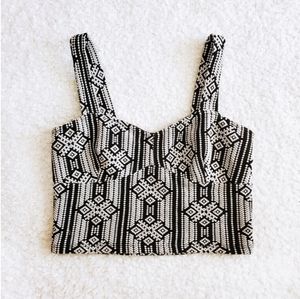 Aztec Crop Top